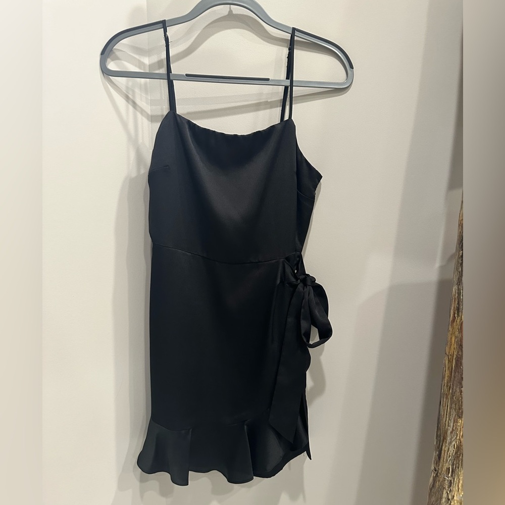 Black mini dress
